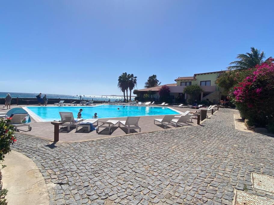 Porto Antigo - Charming & Peaceful Apartment Overlooking Pool And Sea Santa Maria Bagian luar foto